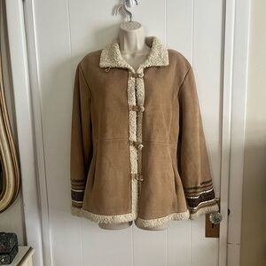 Vintage Y2K | Coldwater Creek Faux Suede Jacket!!